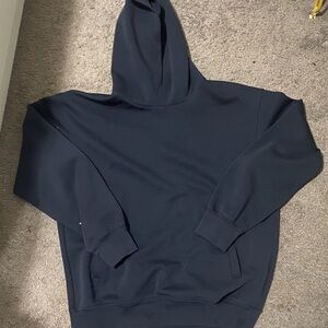 Uniqlo Men's Dark Blue Hoodie